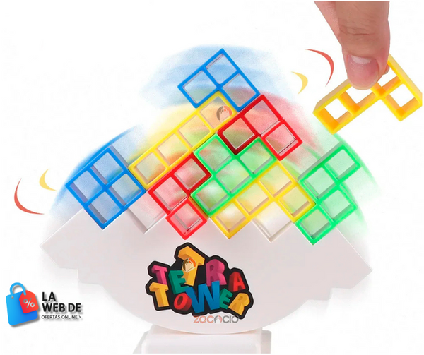 Juego Bloques Balanceo Tetra Tower Tetri