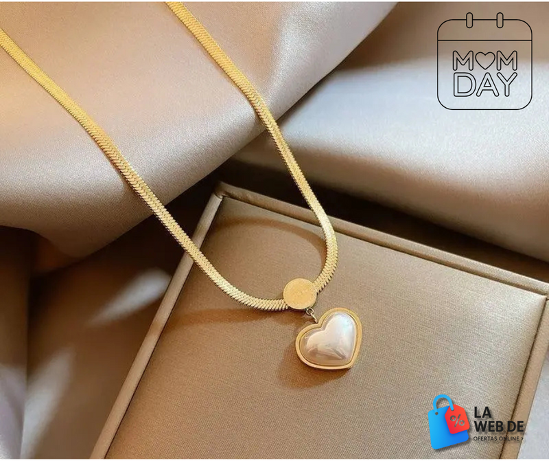 Collar Perla Corazón