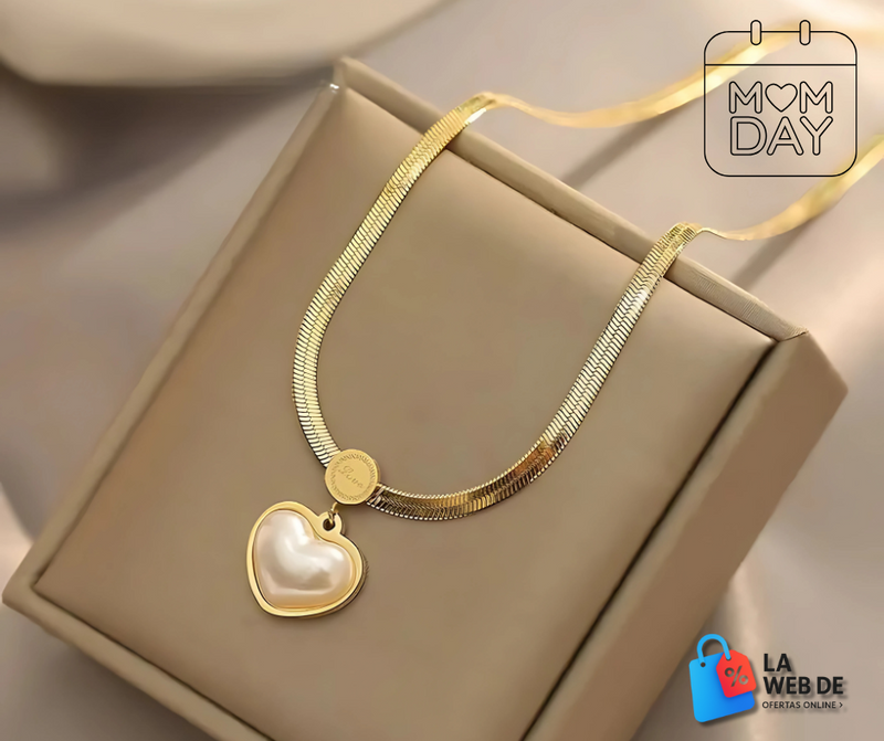 Collar Perla Corazón